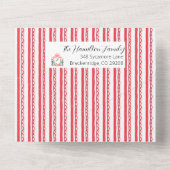 くるみ割り写真三折り オールインワン招待状 (裏面)