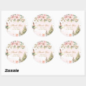 くるみ割り冬のオーネダーランドありがとう ラウンドシール (シート)