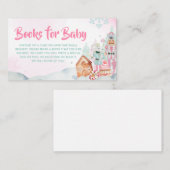 くるみ割り冬の雪片のベビー エンクロージャーカード (正面/裏面)