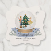 くるみ割り冬オネダーランド最初の誕生日パーティー フェイバータグ (裏面)