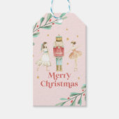 くるみ割り冬バレエのクリスマスギフトタグ ギフトタグ (正面)