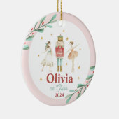 くるみ割り冬バレエのクリスマス セラミックオーナメント (右)