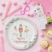 くるみ割り冬バレエクリスマスクリスマス紙プレート ペーパープレート (パーティー)