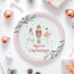 くるみ割り冬バレエクリスマスクリスマス紙プレート ペーパープレート<br><div class="desc">くるみクラッカーのバレエ冬の雪の結晶クリスマスパーティー。</div>