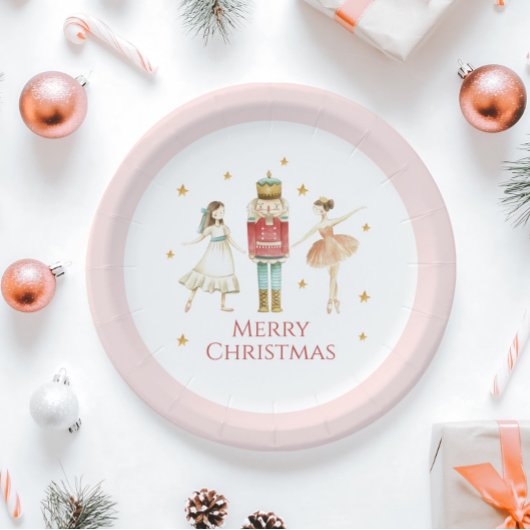 くるみ割り冬バレエクリスマスクリスマス紙プレート ペーパープレート