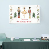 くるみ割り冬ワンダーランド誕生日パーティバナー 横断幕 (トレードショー)