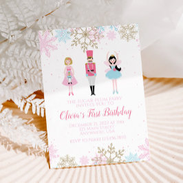 くるみ割り冬誕生日招待状 招待状