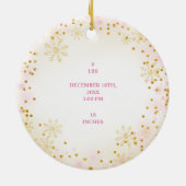 くるみ割り初めてのクリスマスセラミックオーナメント セラミックオーナメント (裏面)