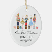 くるみ割り初めてのクリスマス セラミックオーナメント (右)