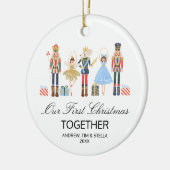 くるみ割り初めてのクリスマス セラミックオーナメント (左)