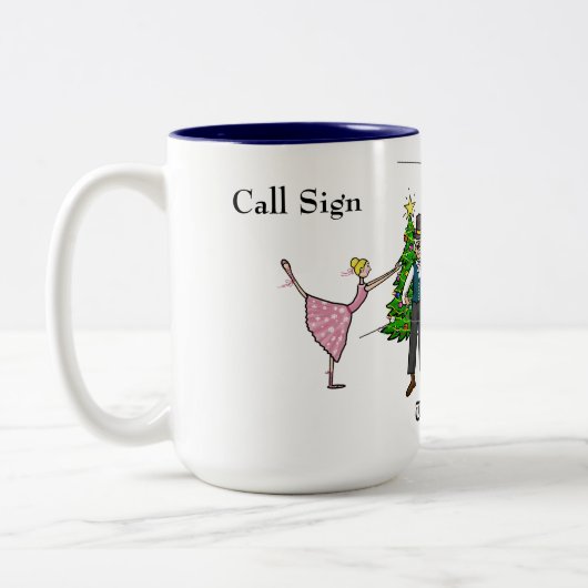 くるみ割り器シャックハムラジオマグカップ ツートーンマグカップ (左)