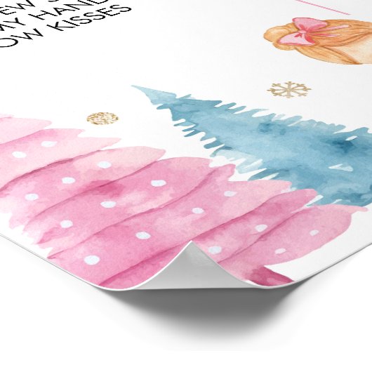 くるみ割り妖精フェアリー最初の誕生日マイルストーンのポスター ポスター (角)