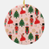 くるみ割り子ベビーガールマイ初めてのクリスマス セラミックオーナメント (裏面)