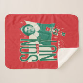 くるみ割り小妖精や小人の息子に相棒 シェルパブランケット (正面(横))