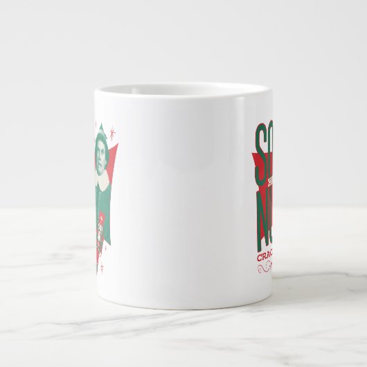 くるみ割り小妖精や小人の息子に相棒 ジャンボコーヒーマグカップ (正面)