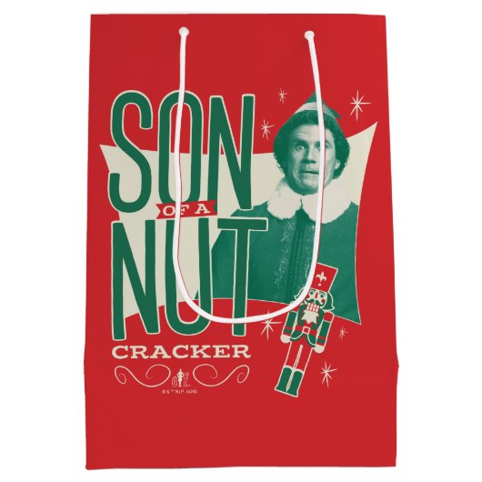 くるみ割り小妖精や小人の息子に相棒 ミディアムペーパーバッグ (裏面)