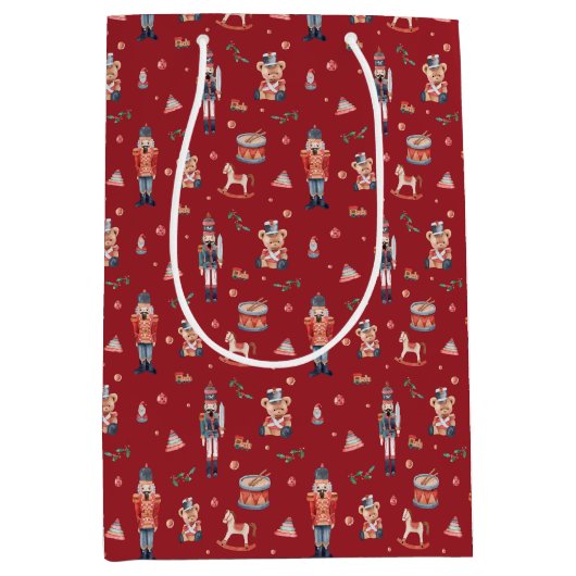 くるみ割り抱き枕 ミディアムペーパーバッグ (正面)