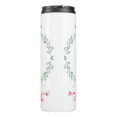 くるみ割り植物かわいいクリスマスプレゼント タンブラー (裏面)