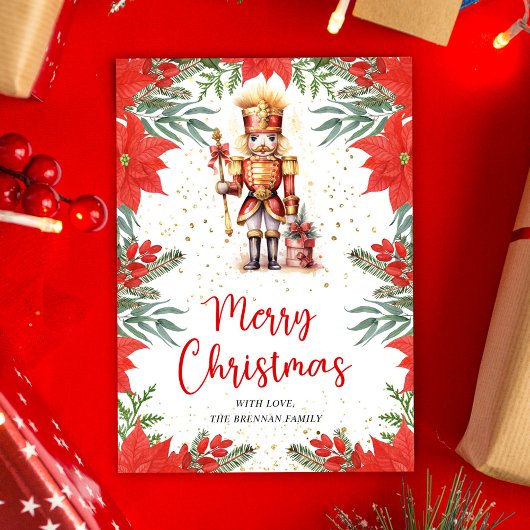 くるみ割り植物性メリークリスマス シーズンカード