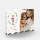 くるみ割り植物1写真クリスマス フォトブロック (左)