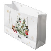 くるみ割り水の色かわいいクリスマス抱き枕 ラージペーパーバッグ (正面アングル)