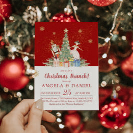 くるみ割り水カラークリスマスブランチ 招待状