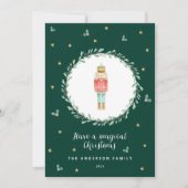 くるみ割り水色植物性かわいいクリスマス (正面)