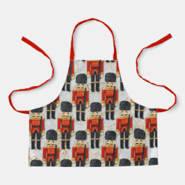 くるみ割り玩具兵士クリスマスクリスマスキッズ エプロン