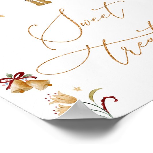 くるみ割り砂糖の梅の妖精の誕生日の甘いお菓子 ポスター (角)