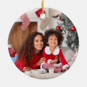 くるみ割り砂糖プラム妖精クリスマスフォト セラミックオーナメント (裏面)