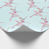 くるみ割り砂糖プラム妖精バレリナダック卵 ラッピングペーパー (角)