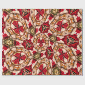 くるみ割り花柄 ラッピングペーパー (フラット)