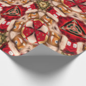 くるみ割り花柄 ラッピングペーパー (角)