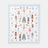 くるみ割り菓子ブランケット フリースブランケット (正面)