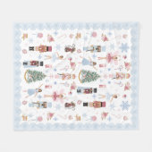 くるみ割り菓子ブランケット フリースブランケット (正面(横))