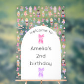くるみ割り誕生日へようこそ アクリルサイン (ニュートラル)
