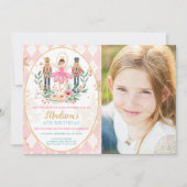 くるみ割り誕生日ガールバレエガールスガープラム 招待状 (正面)