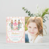 くるみ割り誕生日ガールバレエガールスガープラム 招待状 (スタンド正面)