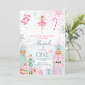 くるみ割り誕生日ガールランドオブスイーツフェアリー 招待状 (スタンド正面)