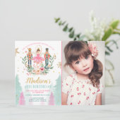 くるみ割り誕生日ガール バレエガール シュガープラム 招待状 (スタンド正面)