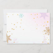 くるみ割り誕生日ガール バレエガール シュガープラム 招待状 (裏面)