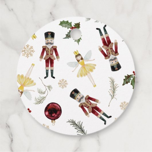 くるみ割り誕生日パーティーありがとう フェイバータグ (裏面)