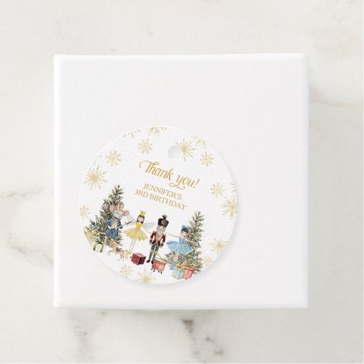 くるみ割り誕生日パーティーありがとう フェイバータグ (インサイチュ)