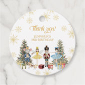 くるみ割り誕生日パーティーありがとう フェイバータグ (正面)