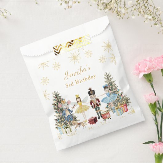 くるみ割り誕生日パーティー フェイバーバッグ (封をした状態)