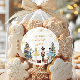 くるみ割り誕生日パーティー ラウンドシール