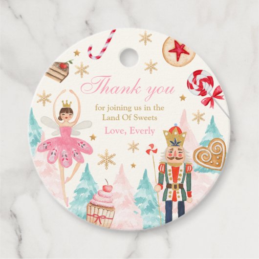 くるみ割り誕生日ランド・オブ・スウィート・バースデーパーティー フェイバータグ (正面)