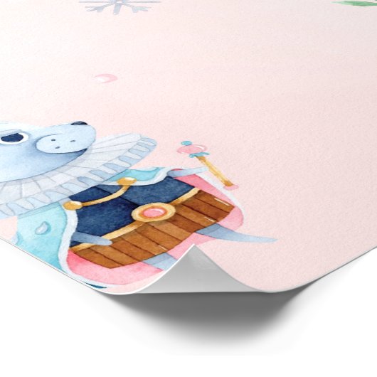 くるみ割り誕生日12フォトマイルストーンポスター ポスター (角)