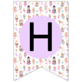 くるみ割り誕生日 バンティングフラッグ (第2の旗)