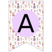 くるみ割り誕生日 バンティングフラッグ (第3の旗)